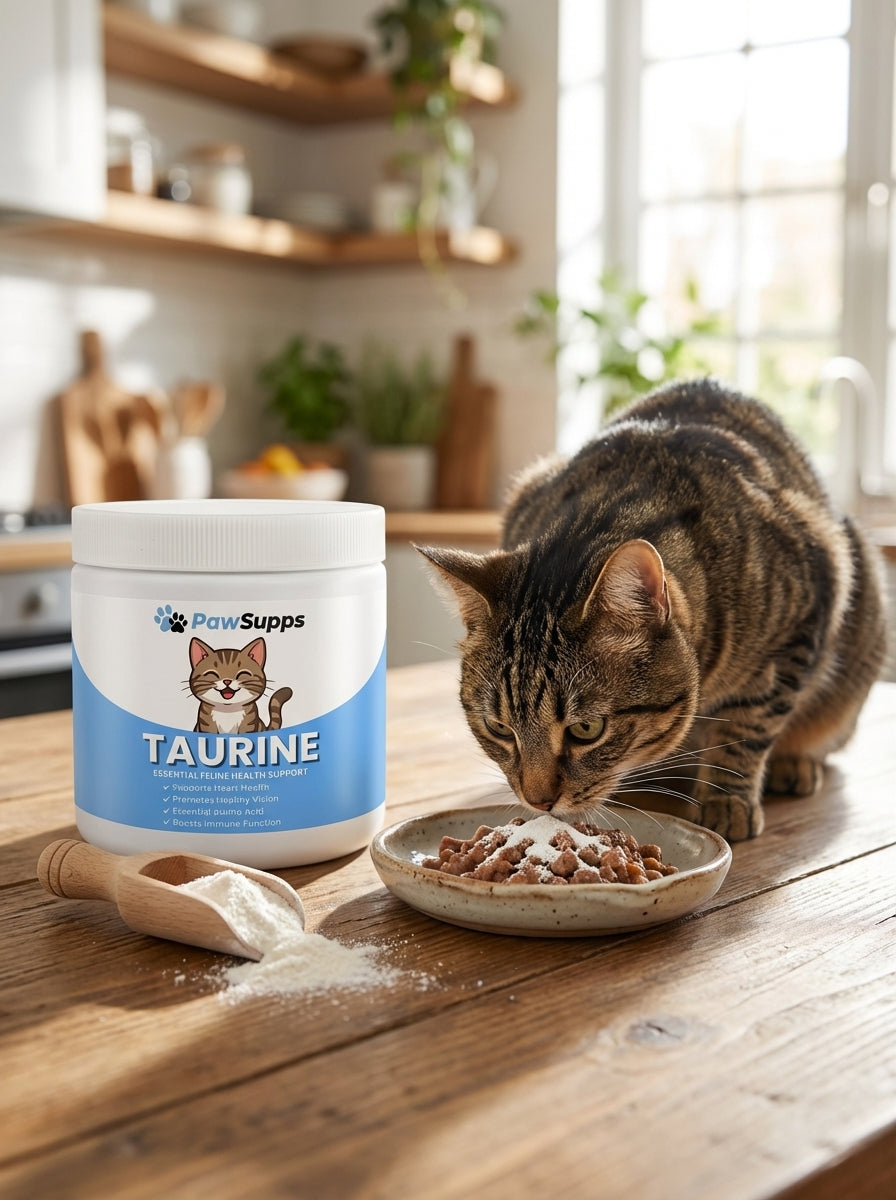 Don’t Wait for the Signs — Stop the Silent Deficiency with PawSupps™ Taurine Supplement