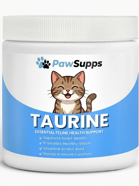 Don’t Wait for the Signs — Stop the Silent Deficiency with PawSupps™ Taurine Supplement